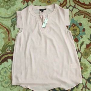 NWT pink sleeveless J Crew blouse